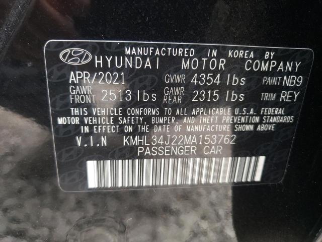 Photo 9 VIN: KMHL34J22MA153762 - HYUNDAI SONATA LIM 