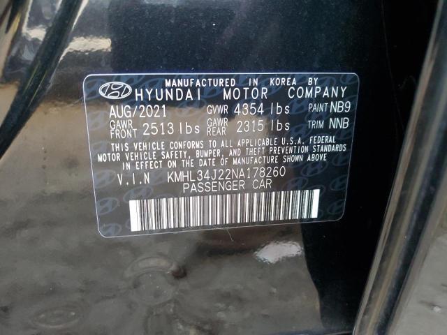 Photo 11 VIN: KMHL34J22NA178260 - HYUNDAI SONATA 