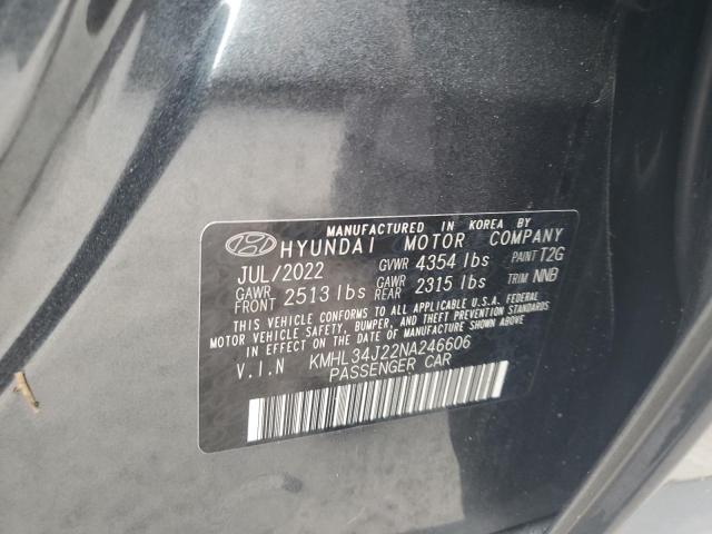 Photo 12 VIN: KMHL34J22NA246606 - HYUNDAI SONATA LIM 