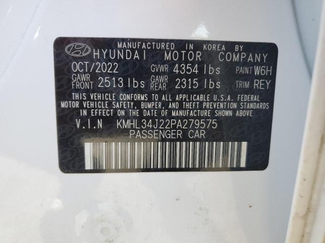 Photo 12 VIN: KMHL34J22PA279575 - HYUNDAI SONATA LIM 