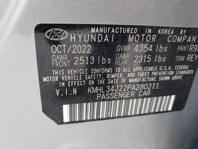 Photo 12 VIN: KMHL34J22PA280211 - HYUNDAI SONATA LIM 