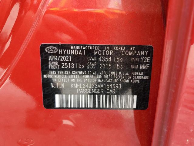 Photo 12 VIN: KMHL34J23MA154693 - HYUNDAI SONATA LIM 