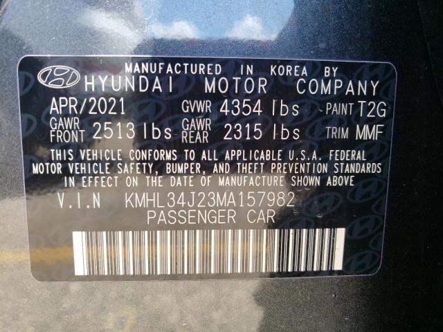 Photo 9 VIN: KMHL34J23MA157982 - HYUNDAI SONATA LIM 