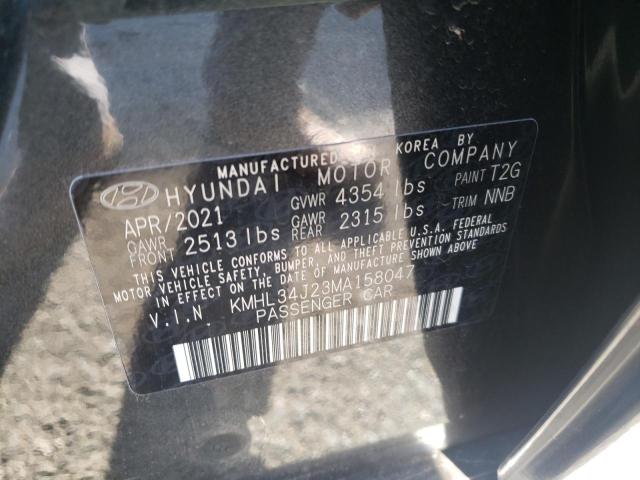 Photo 9 VIN: KMHL34J23MA158047 - HYUNDAI SONATA LIM 