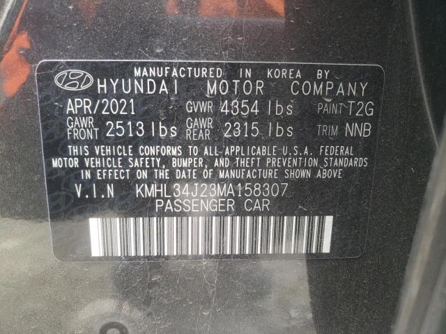 Photo 9 VIN: KMHL34J23MA158307 - HYUNDAI SONATA LIM 