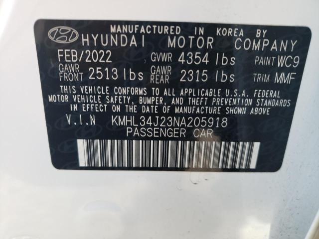 Photo 11 VIN: KMHL34J23NA205918 - HYUNDAI SONATA LIM 