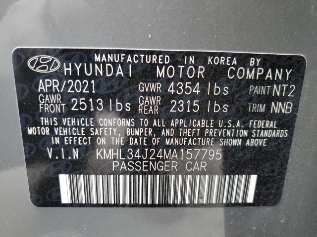 Photo 11 VIN: KMHL34J24MA157795 - HYUNDAI SONATA LIM 