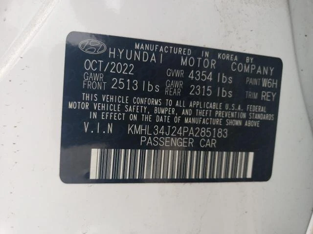 Photo 12 VIN: KMHL34J24PA285183 - HYUNDAI SONATA LIM 