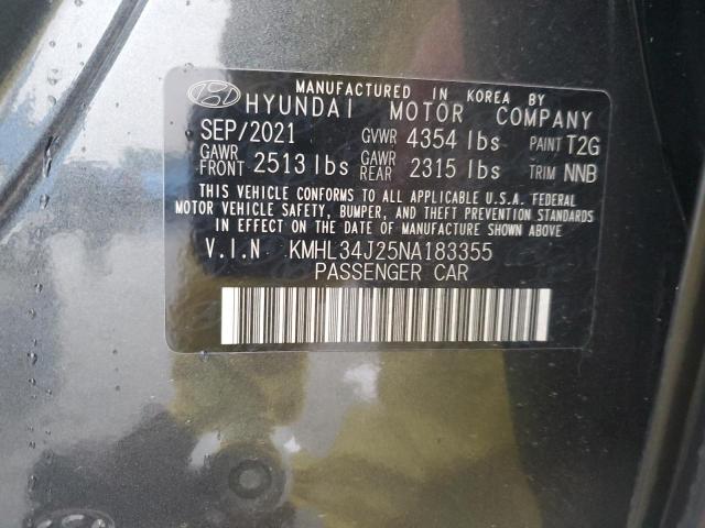 Photo 12 VIN: KMHL34J25NA183355 - HYUNDAI SONATA LIM 