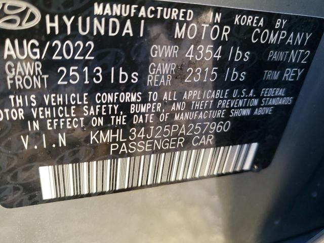 Photo 12 VIN: KMHL34J25PA257960 - HYUNDAI SONATA LIM 