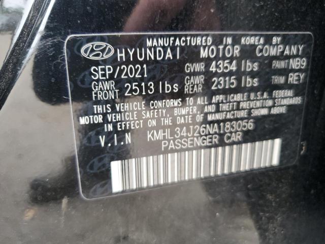 Photo 11 VIN: KMHL34J26NA183056 - HYUNDAI SONATA 