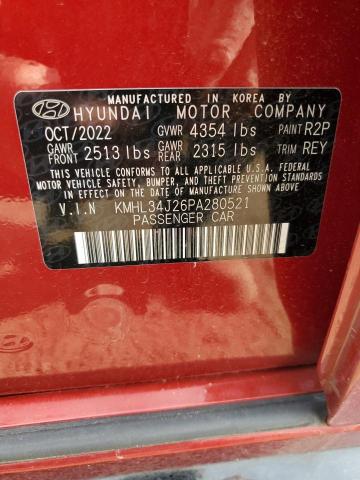 Photo 11 VIN: KMHL34J26PA280521 - HYUNDAI SONATA LIM 