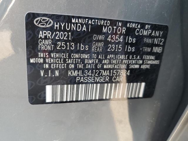 Photo 12 VIN: KMHL34J27MA157824 - HYUNDAI SONATA LIM 