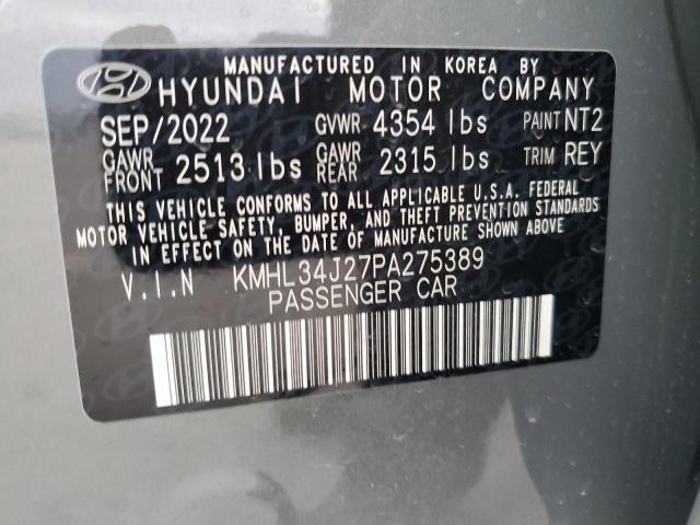 Photo 11 VIN: KMHL34J27PA275389 - HYUNDAI SONATA LIM 