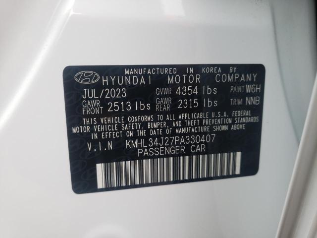 Photo 11 VIN: KMHL34J27PA330407 - HYUNDAI SONATA 