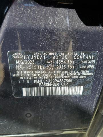 Photo 12 VIN: KMHL34J29PA337665 - HYUNDAI SONATA 