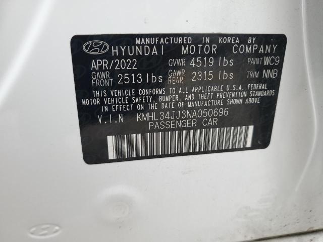 Photo 11 VIN: KMHL34JJ3NA050696 - HYUNDAI SONATA HYB 