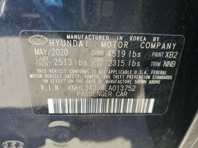 Photo 12 VIN: KMHL34JJ4LA013752 - HYUNDAI SONATA 