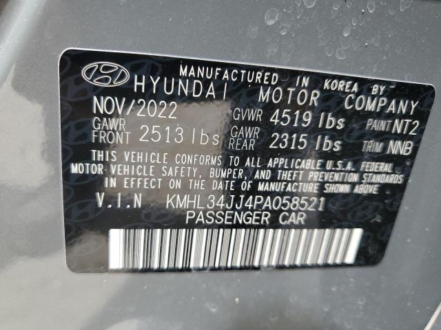 Photo 11 VIN: KMHL34JJ4PA058521 - HYUNDAI SONATA HYB 