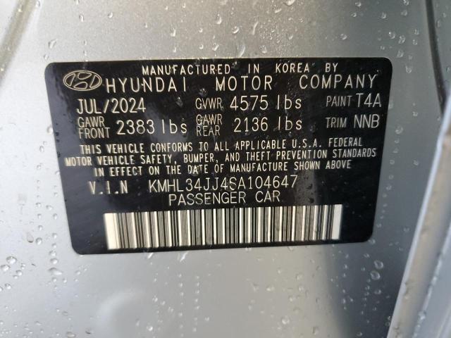 Photo 11 VIN: KMHL34JJ4SA104647 - HYUNDAI SONATA HYB 