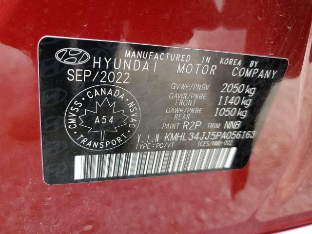 Photo 12 VIN: KMHL34JJ5PA056163 - HYUNDAI SONATA HYB 