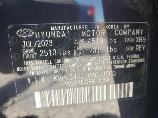 Photo 12 VIN: KMHL34JJ5PA073500 - HYUNDAI SONATA HYB 