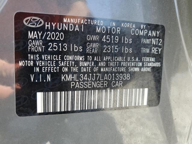 Photo 11 VIN: KMHL34JJ7LA013938 - HYUNDAI SONATA HYB 