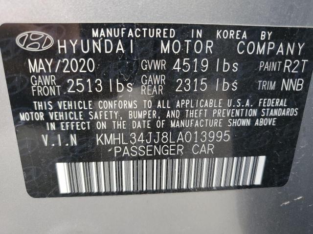 Photo 11 VIN: KMHL34JJ8LA013995 - HYUNDAI SONATA HYB 