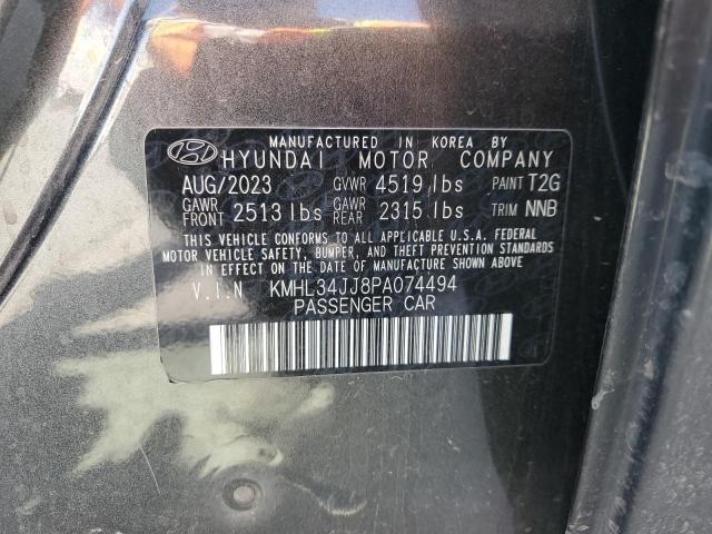 Photo 11 VIN: KMHL34JJ8PA074494 - HYUNDAI SONATA HYB 