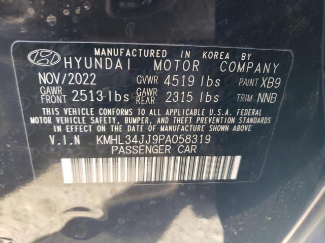 Photo 11 VIN: KMHL34JJ9PA058319 - HYUNDAI SONATA 