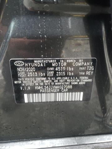 Photo 12 VIN: KMHL34JJXMA027088 - HYUNDAI SONATA HYB 