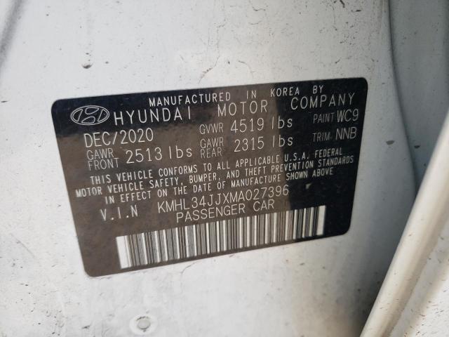 Photo 11 VIN: KMHL34JJXMA027396 - HYUNDAI SONATA 