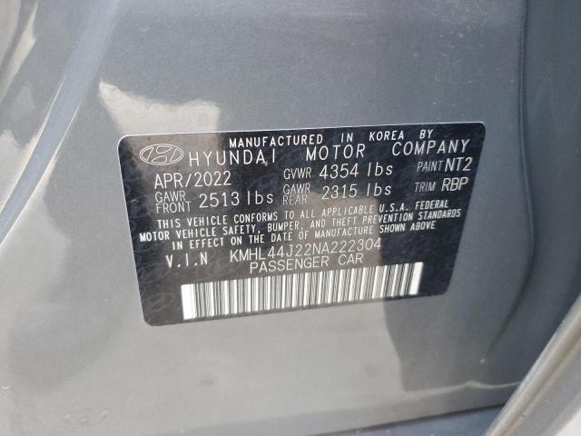 Photo 11 VIN: KMHL44J22NA222304 - HYUNDAI SONATA SEL 