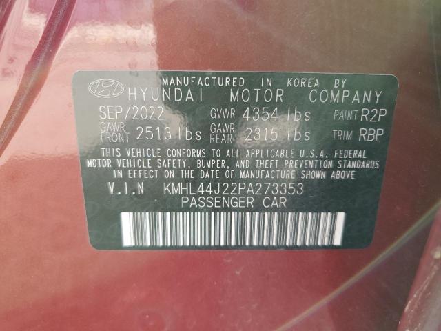 Photo 11 VIN: KMHL44J22PA273353 - HYUNDAI SONATA SEL 