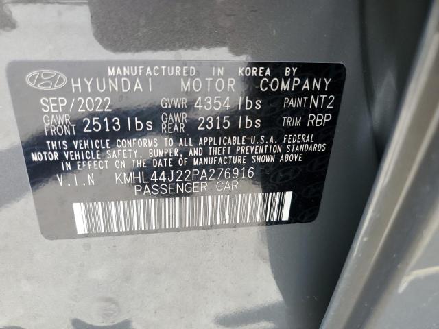 Photo 11 VIN: KMHL44J22PA276916 - HYUNDAI SONATA SEL 