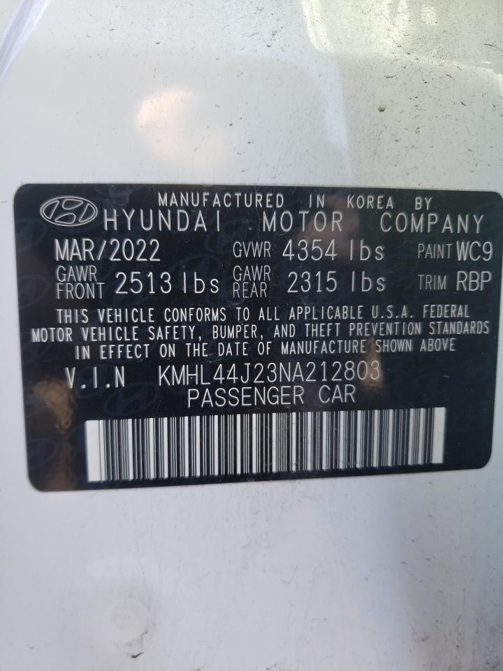 Photo 12 VIN: KMHL44J23NA212803 - HYUNDAI SONATA 