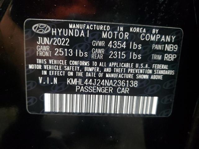 Photo 11 VIN: KMHL44J24NA236138 - HYUNDAI SONATA SEL 