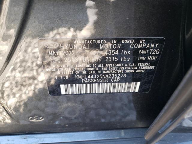 Photo 9 VIN: KMHL44J25NA235273 - HYUNDAI SONATA SEL 