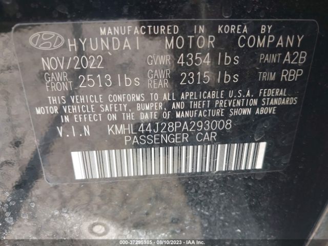 Photo 8 VIN: KMHL44J28PA293008 - HYUNDAI SONATA 