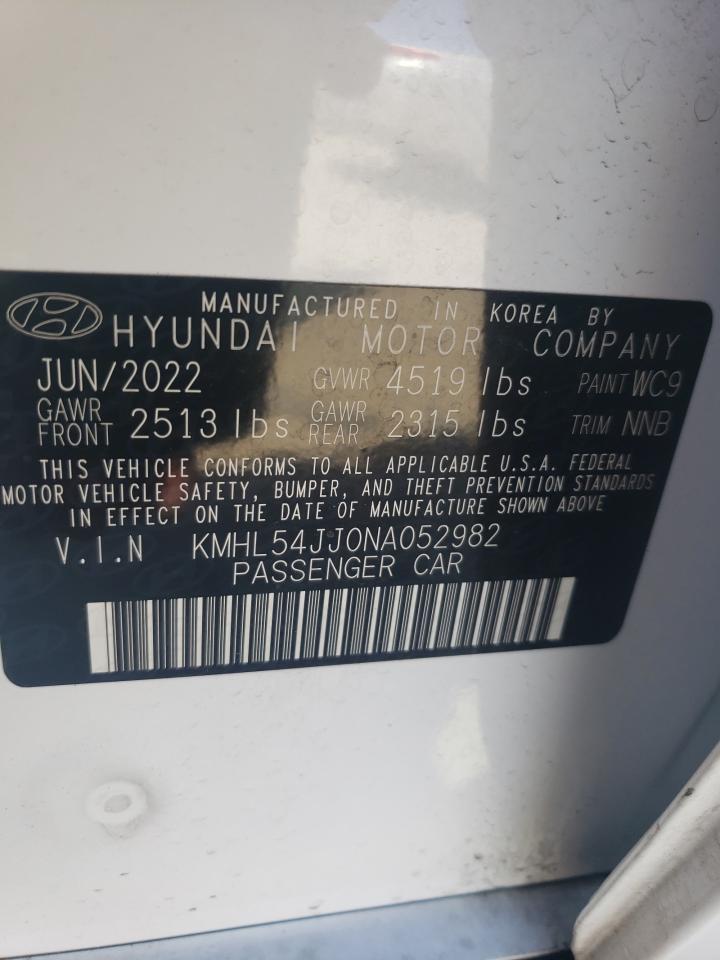 Photo 11 VIN: KMHL54JJ0NA052982 - HYUNDAI SONATA 