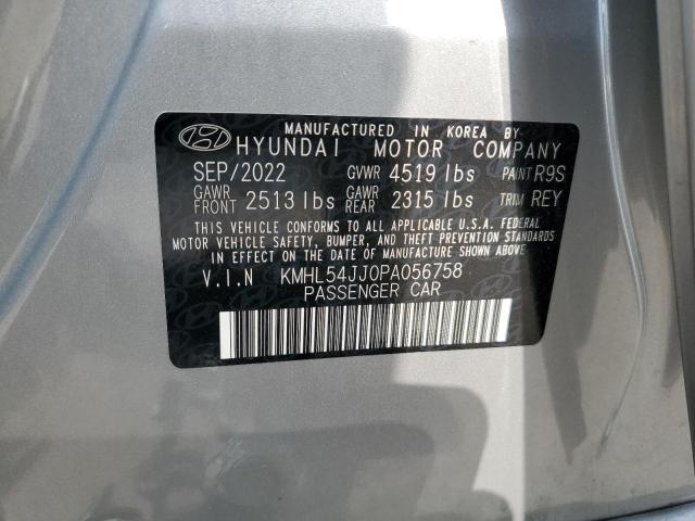 Photo 12 VIN: KMHL54JJ0PA056758 - HYUNDAI SONATA HYB 