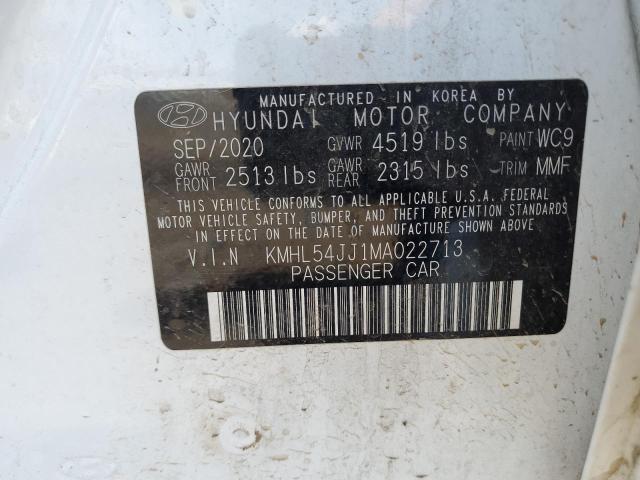 Photo 12 VIN: KMHL54JJ1MA022713 - HYUNDAI SONATA 