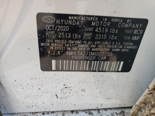 Photo 11 VIN: KMHL54JJ1MA022730 - HYUNDAI SONATA HYB 