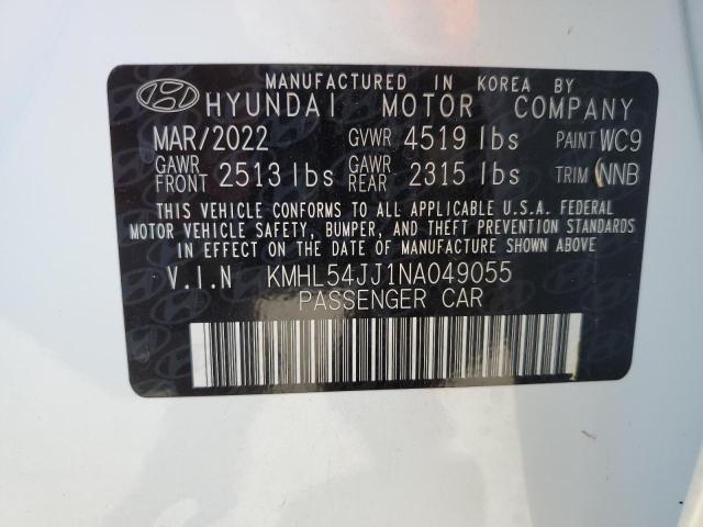 Photo 9 VIN: KMHL54JJ1NA049055 - HYUNDAI SONATA HYB 