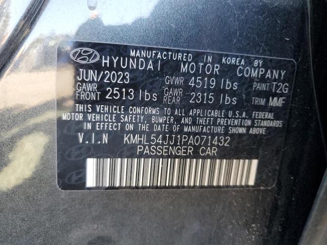 Photo 11 VIN: KMHL54JJ1PA071432 - HYUNDAI SONATA HYB 