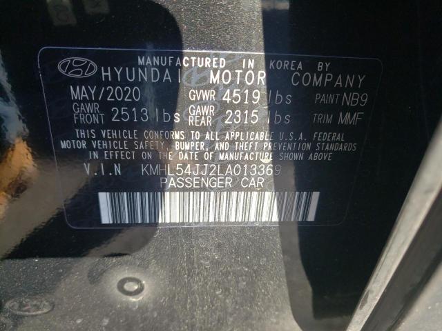 Photo 9 VIN: KMHL54JJ2LA013369 - HYUNDAI SONATA HYB 