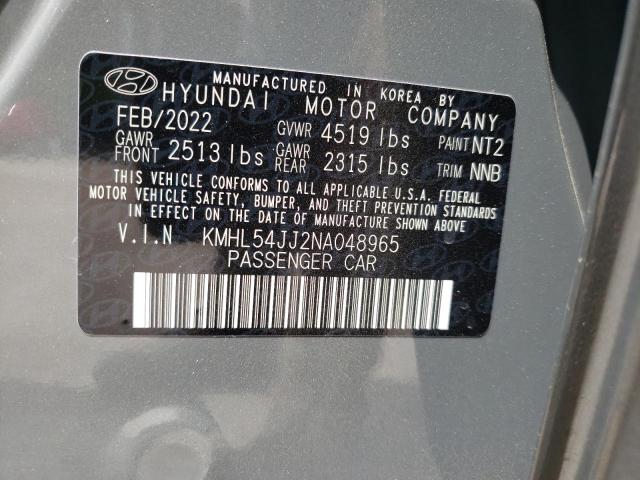 Photo 9 VIN: KMHL54JJ2NA048965 - HYUNDAI SONATA HYB 