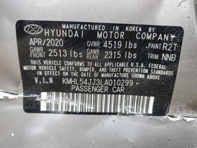 Photo 11 VIN: KMHL54JJ3LA010299 - HYUNDAI SONATA HYB 