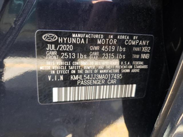 Photo 9 VIN: KMHL54JJ3MA017495 - HYUNDAI SONATA HYB 