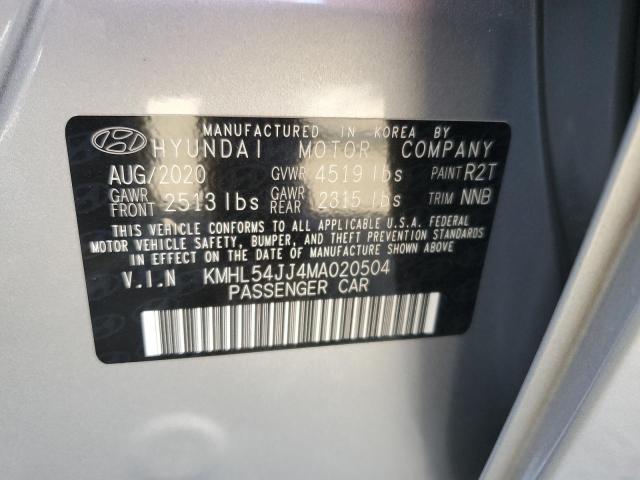 Photo 12 VIN: KMHL54JJ4MA020504 - HYUNDAI SONATA 